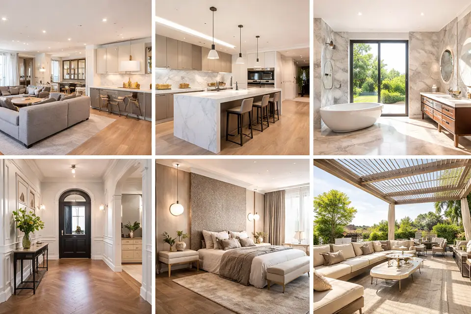 Imagen con 6 proyectos de reforma de lujo