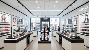 Vista interior de una tienda de Kiko Milano