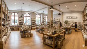 Vista interior de una tienda de Muy Mucho
